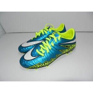 BRAND NEW Nike Women's Hypervenom Phelon II FG Blue Soccer Cleats Shoes Size 6.5
